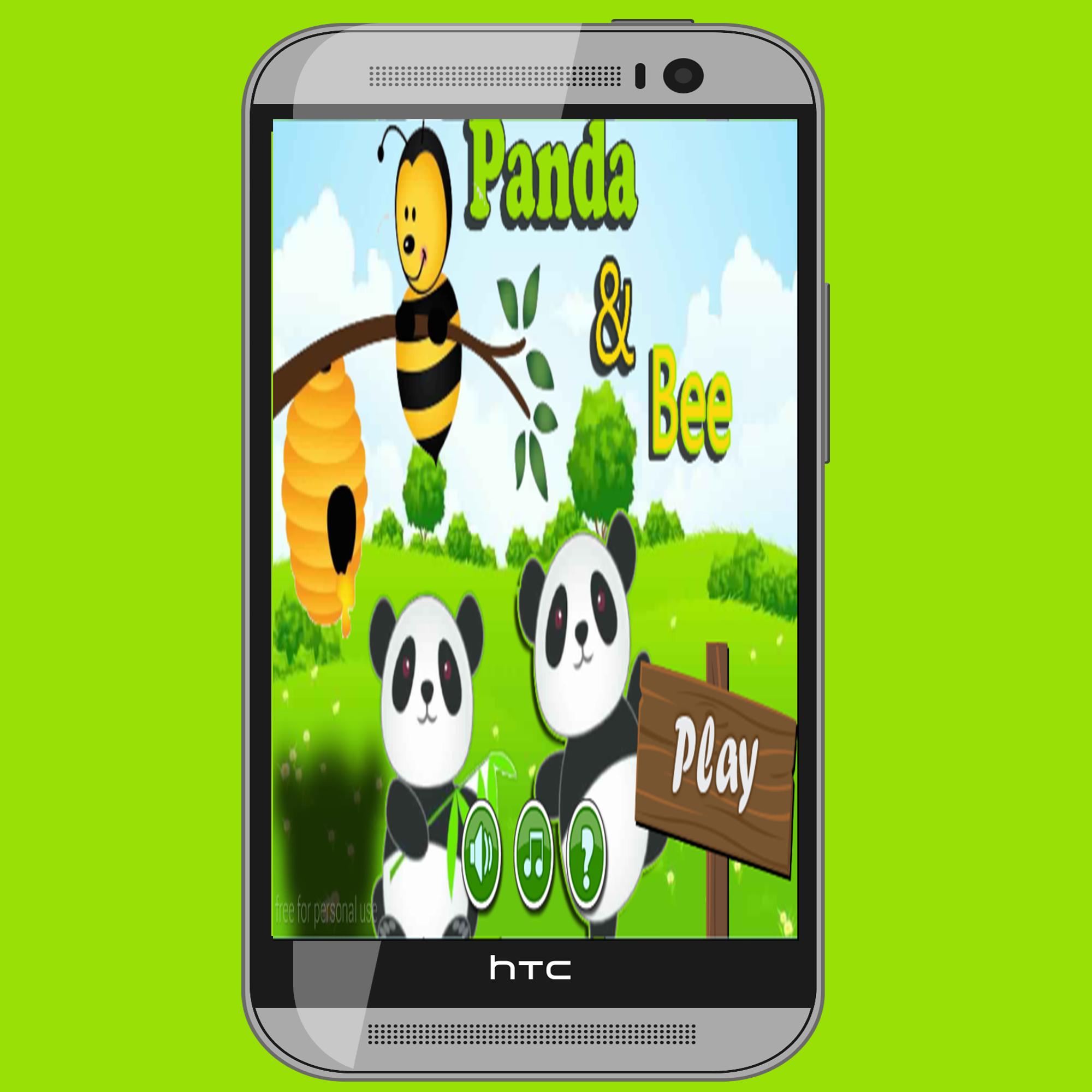 runner panda and bees