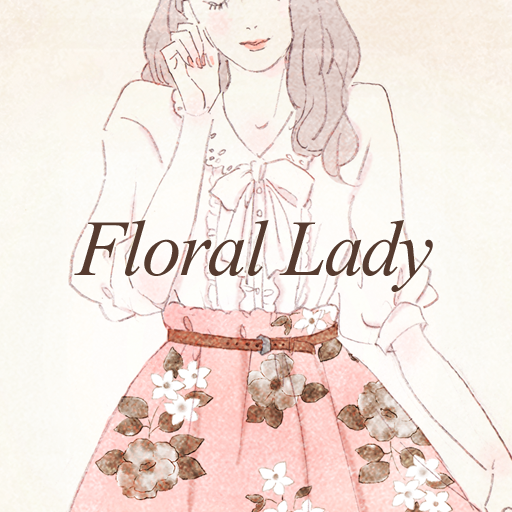 Spring Wallpaper-Floral Lady-
