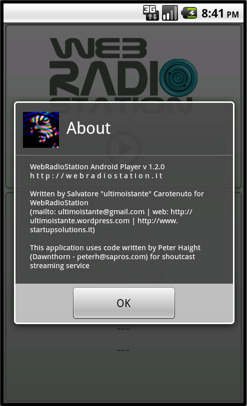 WebRadioStation Player