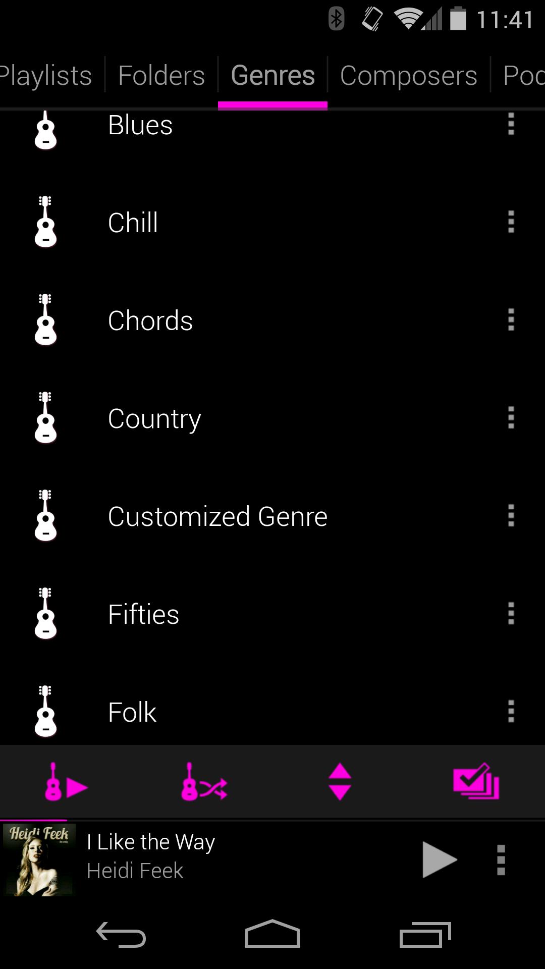 Dark Pink Skin - Rocket Player