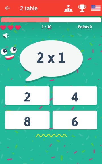 Multiplication Tables - Free Math Game