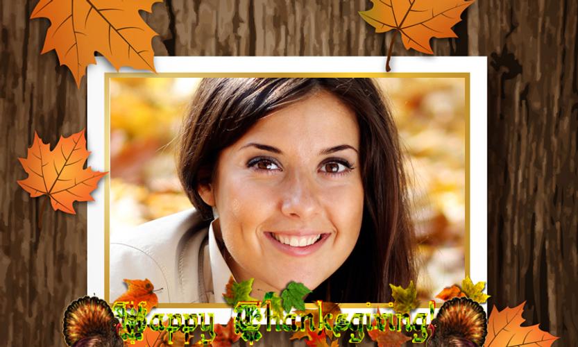 Happy Thanksgiving Photo Frame