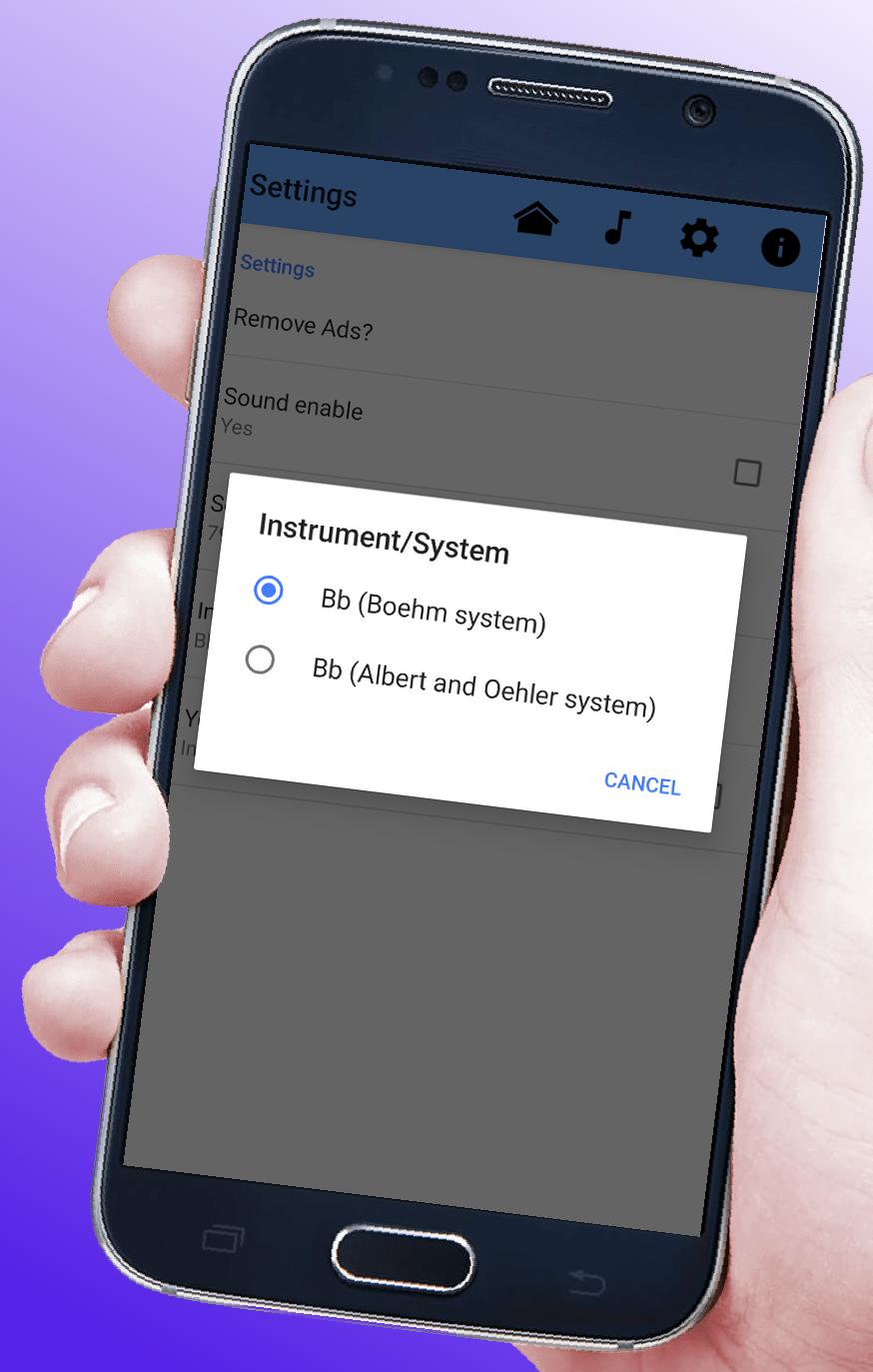 Clarinet Fingering Chart
