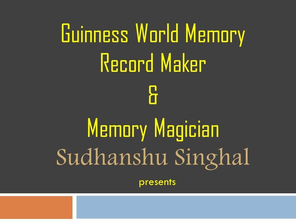 Memory Tips by Guinnness Champ