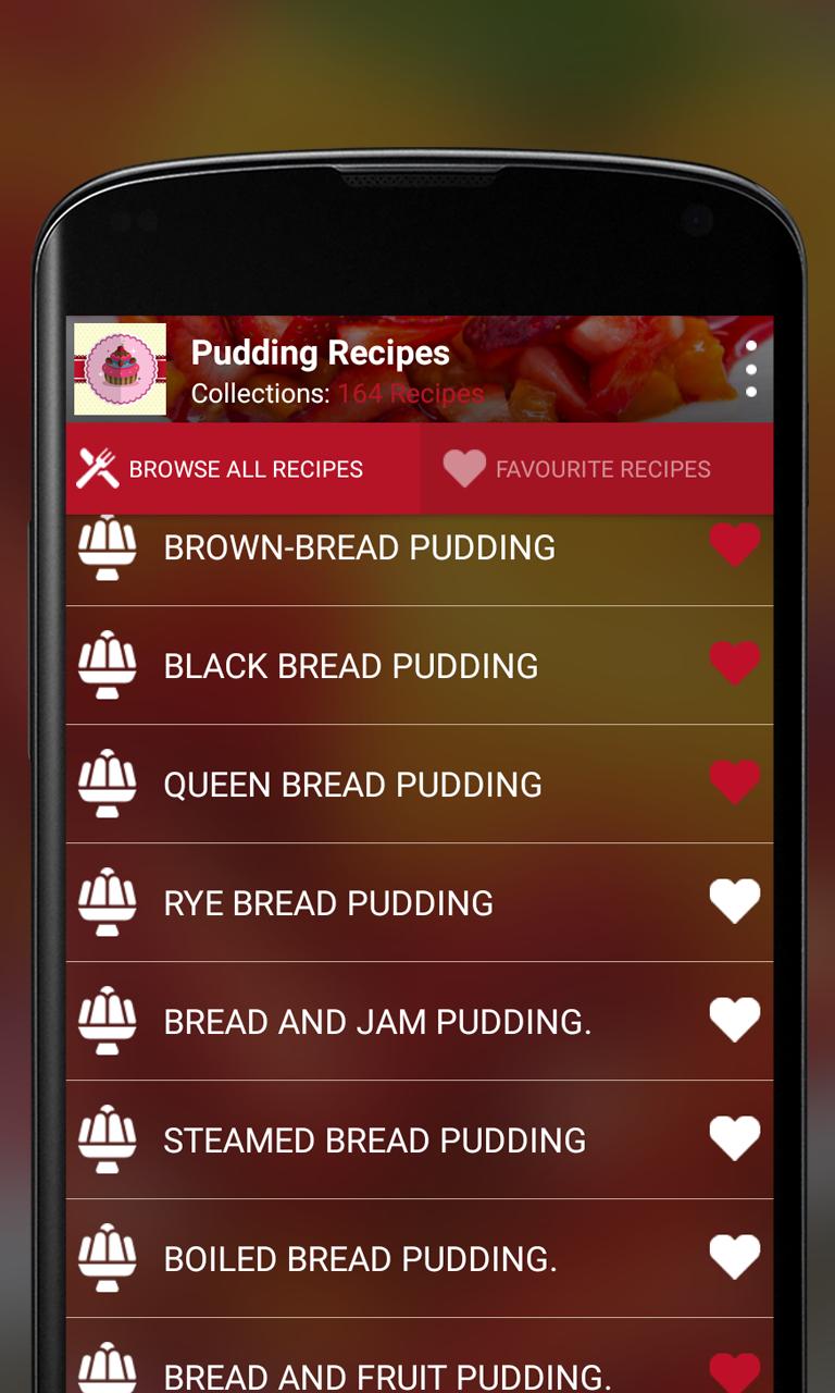 Pudding Recipes