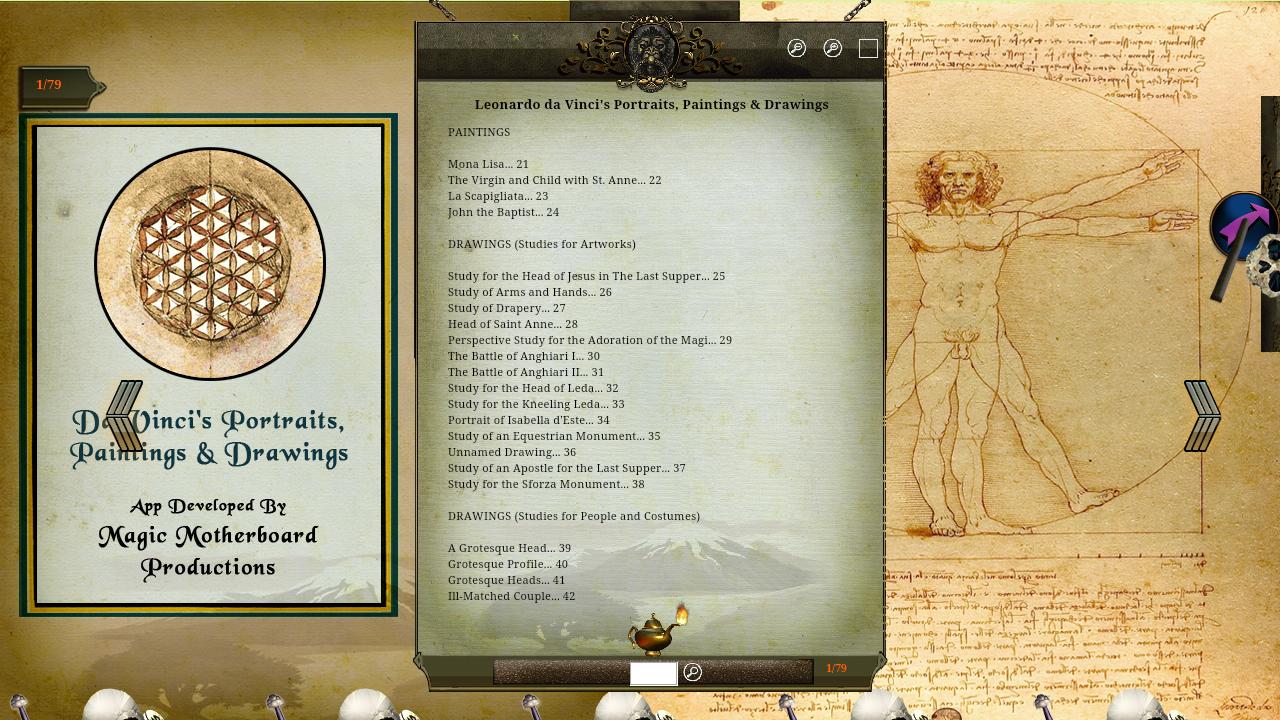 Da Vinci's Portraits, Paintings & Drawings Vol. 1