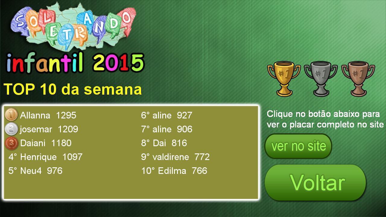 Soletrando Infantil 2015