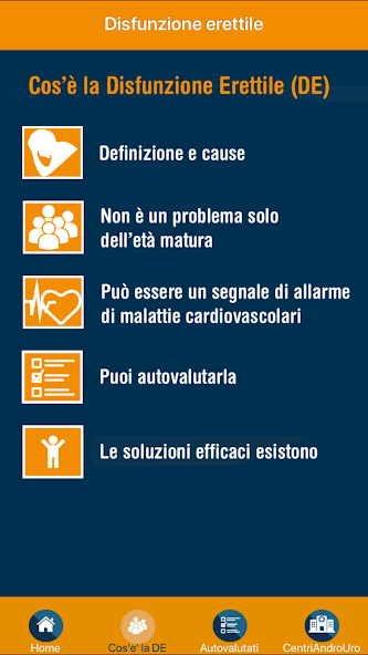 DISFUNZIONE ERETTILE  AUTOTEST