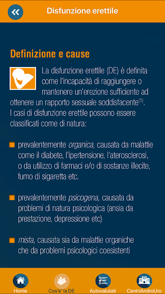 DISFUNZIONE ERETTILE  AUTOTEST