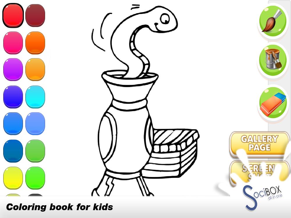 Snake Coloring Book