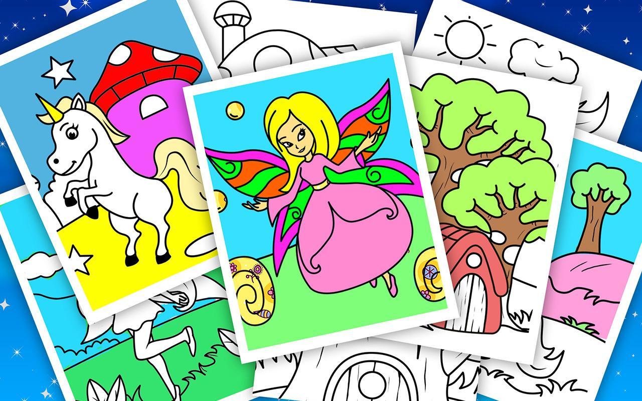 Fairy Splash! - Kids Coloring