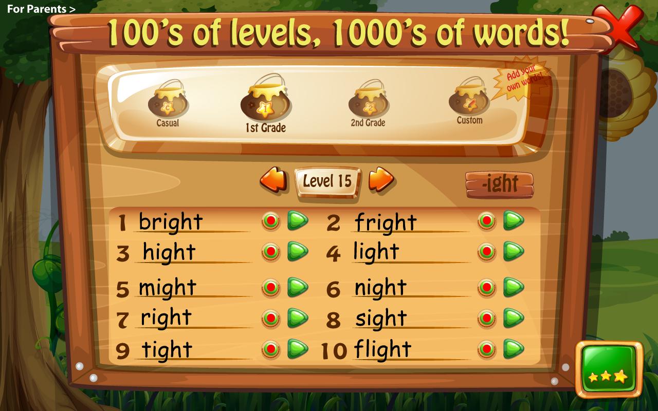 Hangman Fun spelling game for