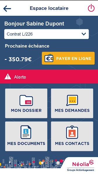 Mon espace locataire Neolia