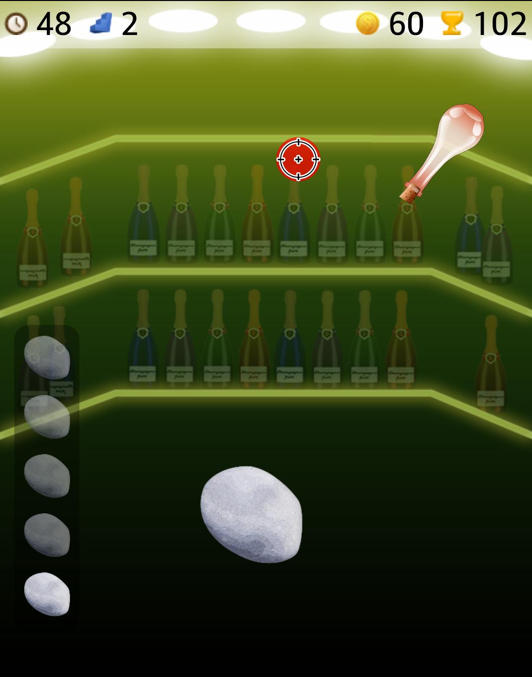 stone bottle shoot game 2