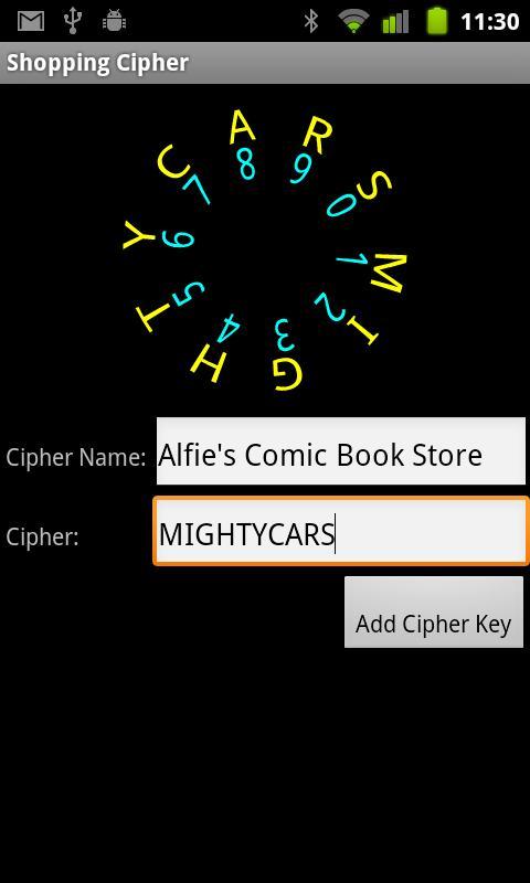 Shopping Cipher