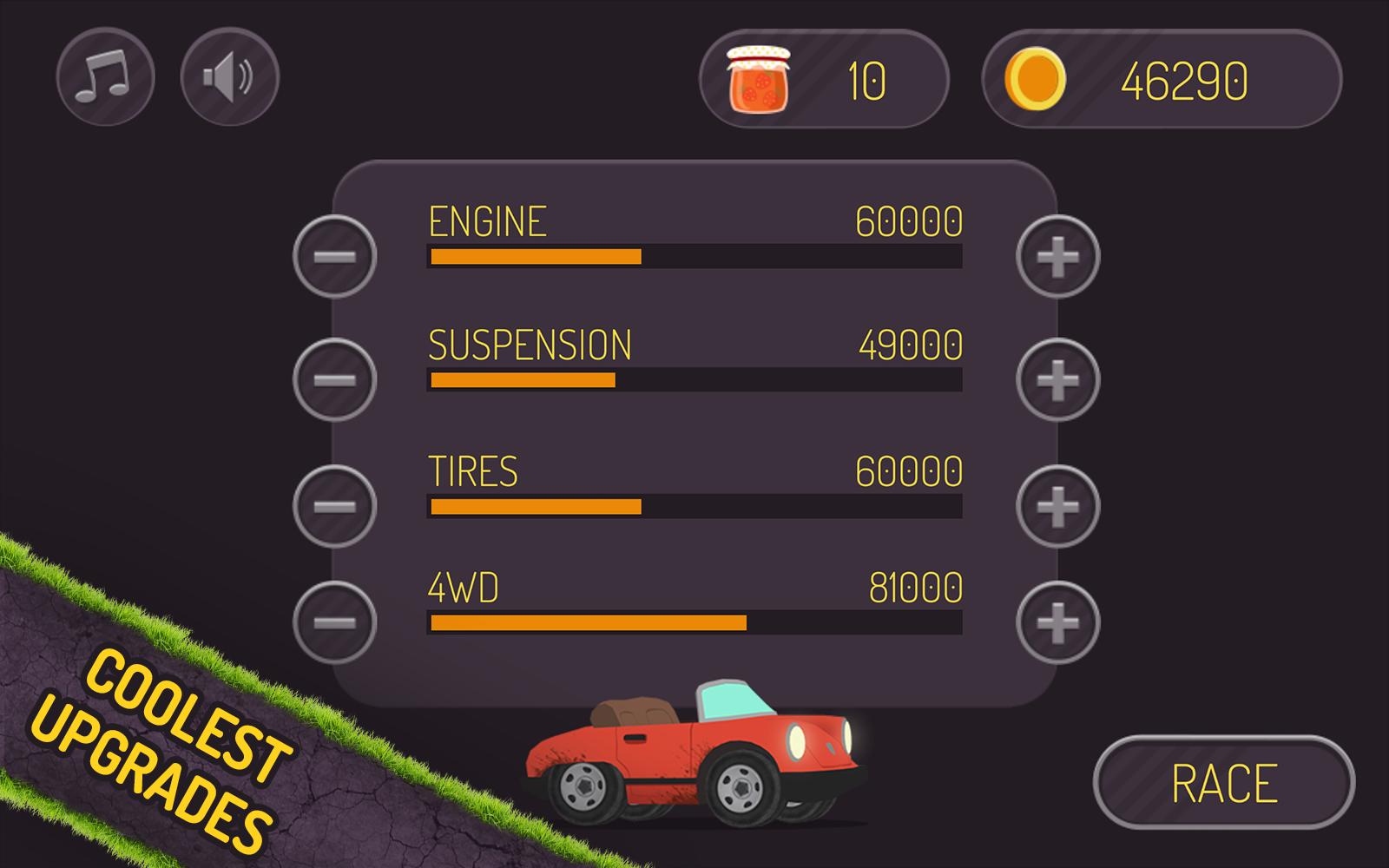 Uphill Climb Racing 3D