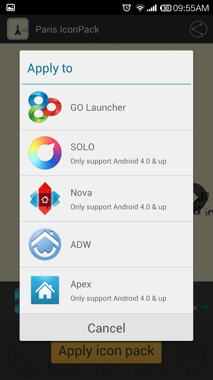 Icon Pack - Paris (free)