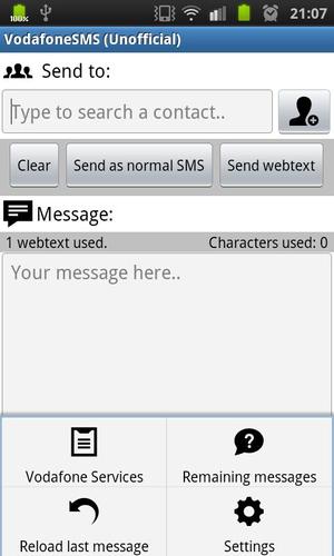 Vodafone SMS (Unofficial)