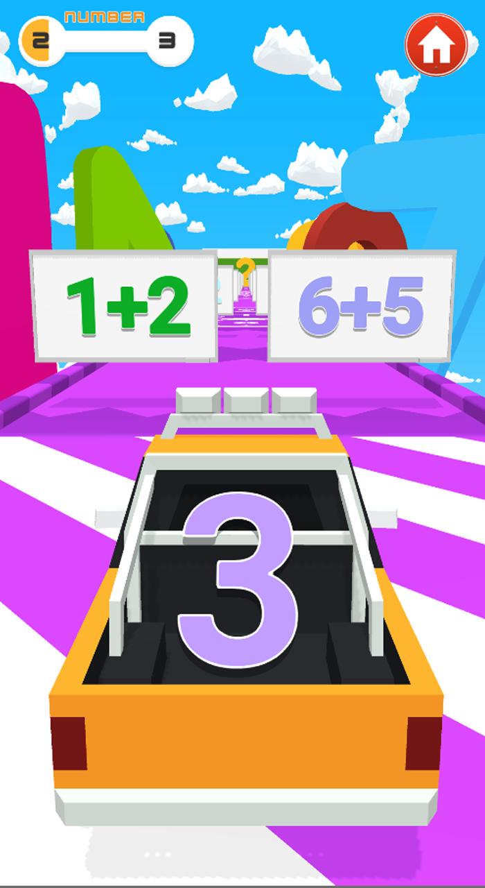 Math cars Multiplication Table