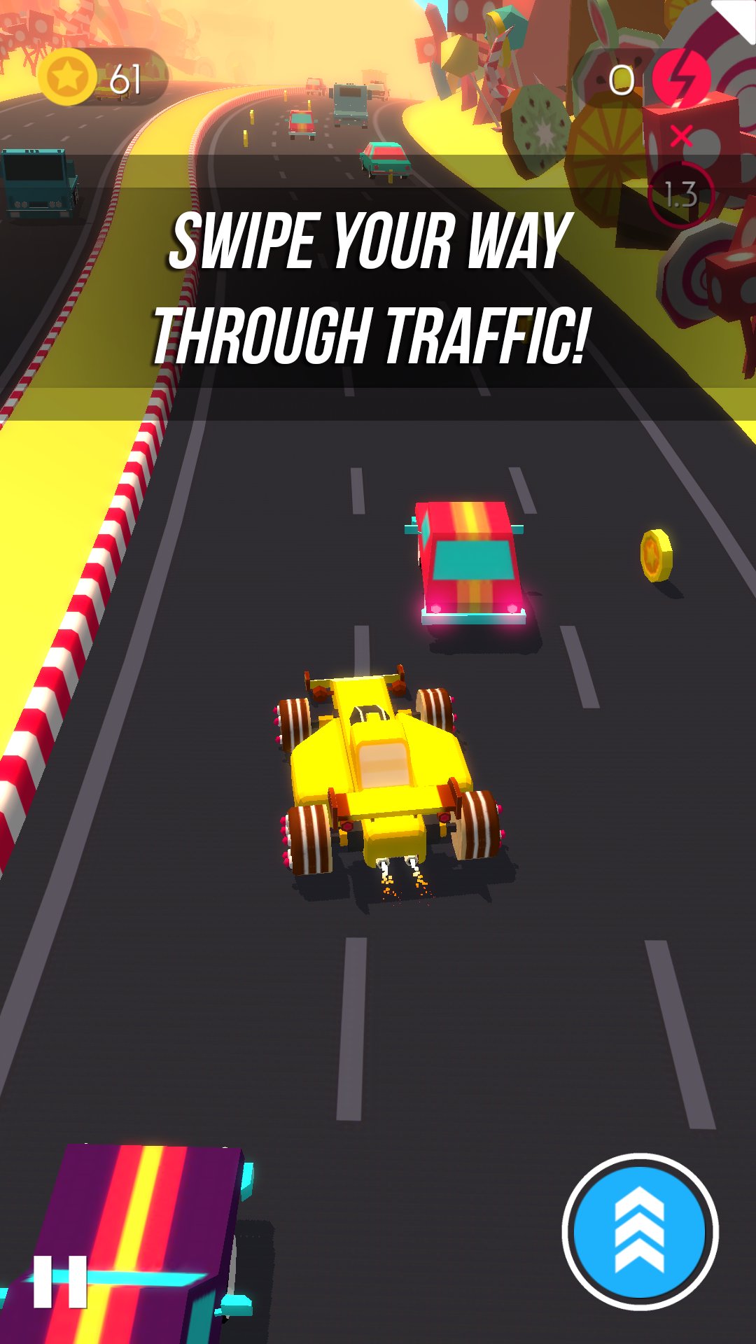 Highway Crash Derby: Candy Madness