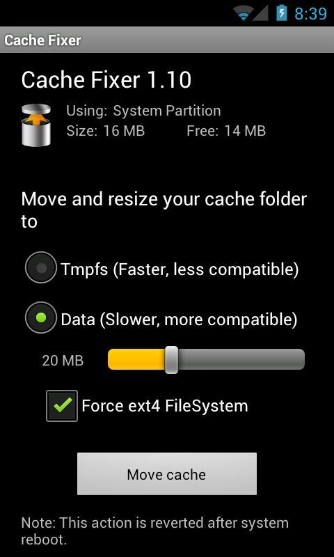 Cache Fixer