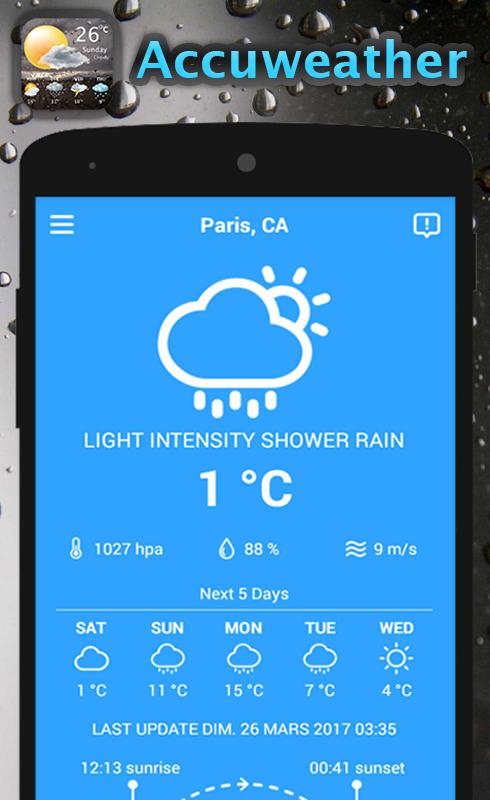 Weatheron forecast