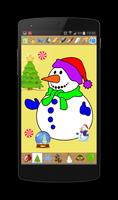 Xmax coloring  santa reindeers