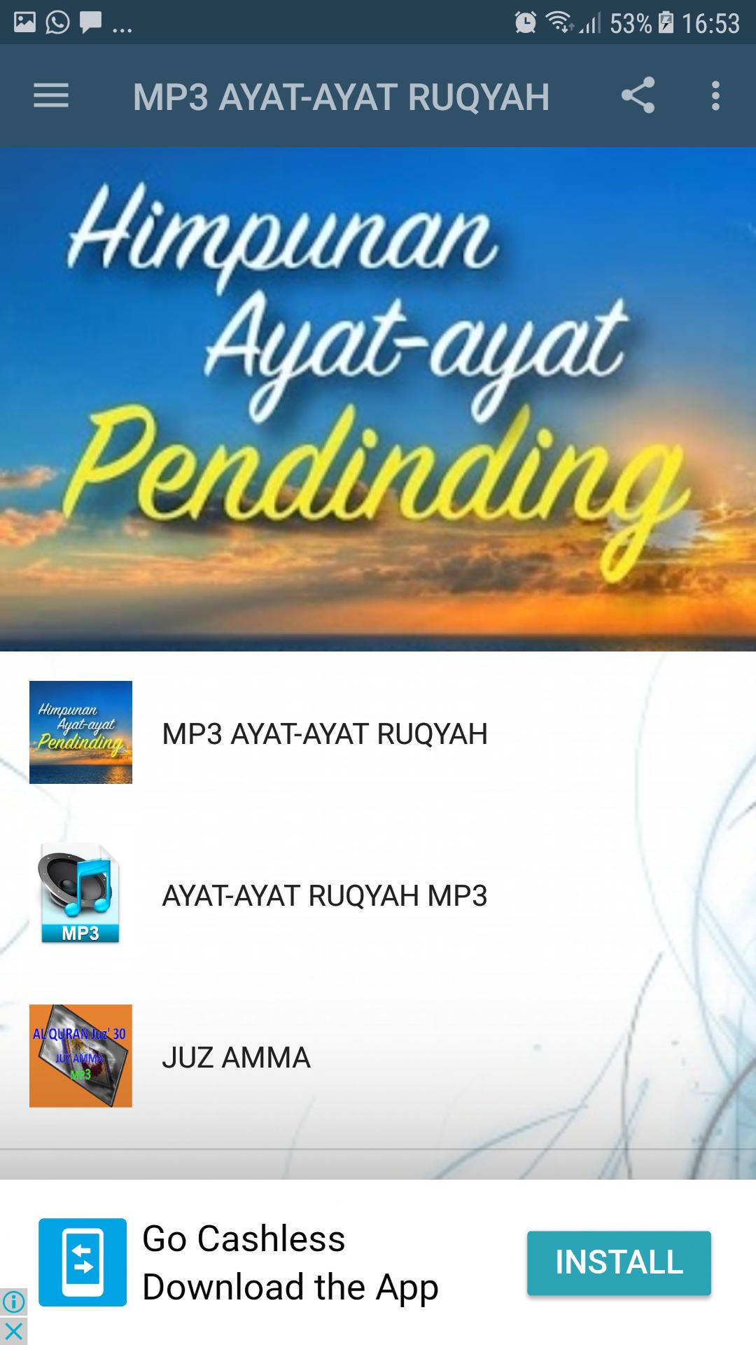 MP3 AYAT-AYAT RUQYAH