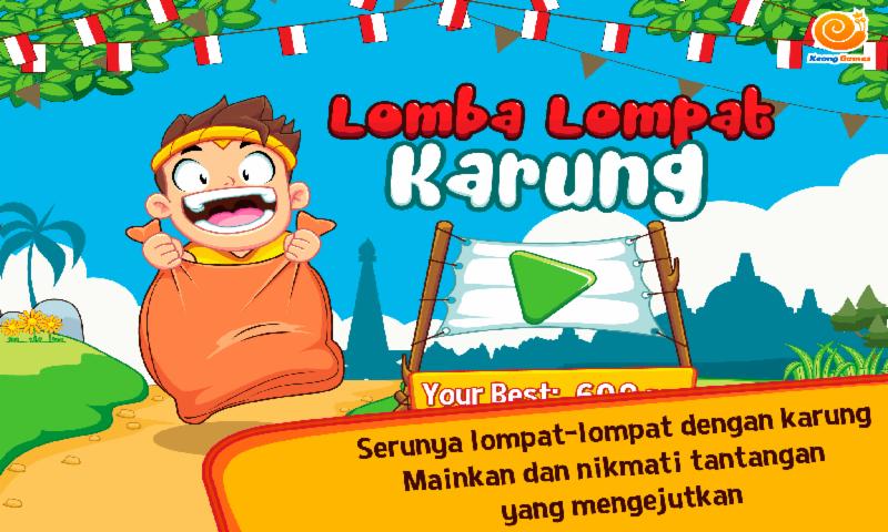 Lomba Lompat Karung - Merdeka!
