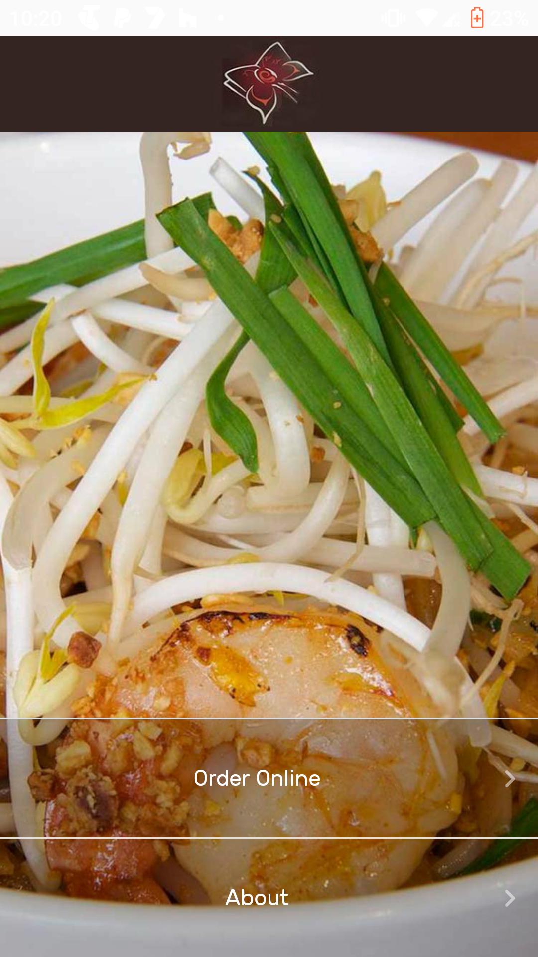 Menu Thai