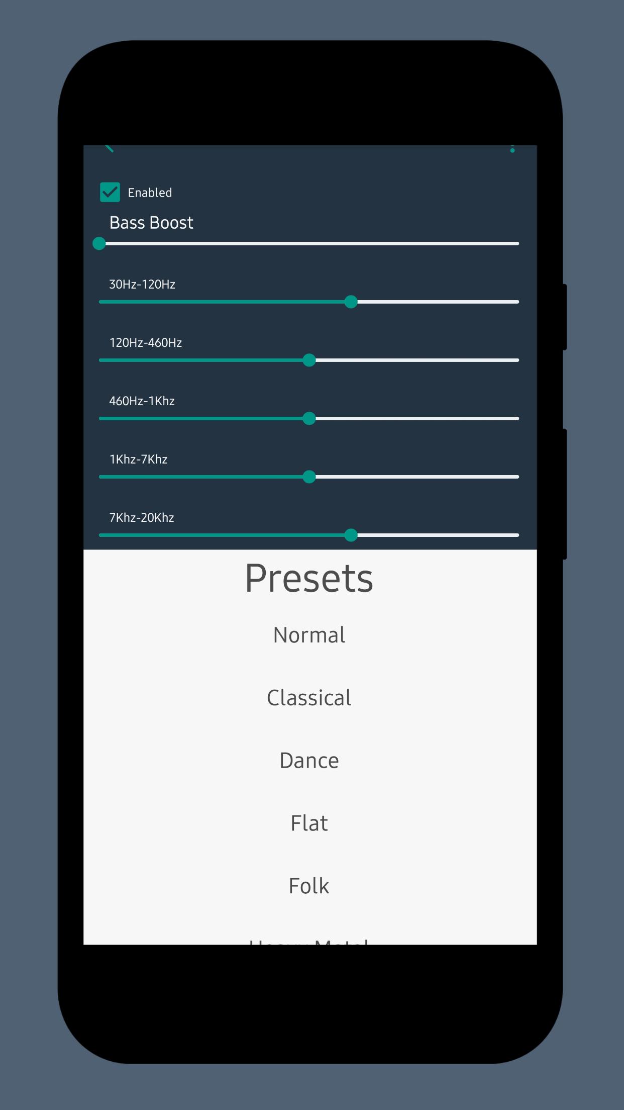 Floating Equalizer