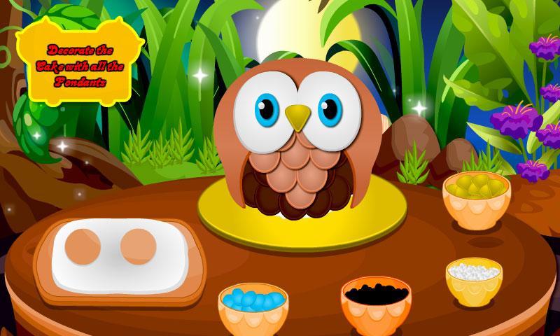 Pretty Owl Cake