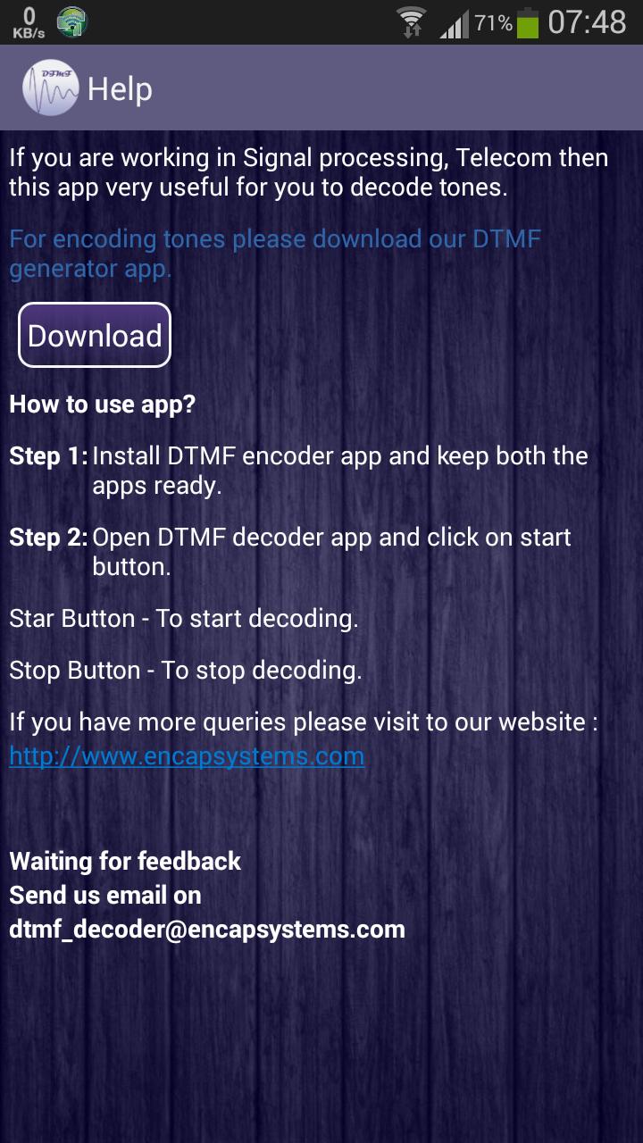 DTMF Decoder