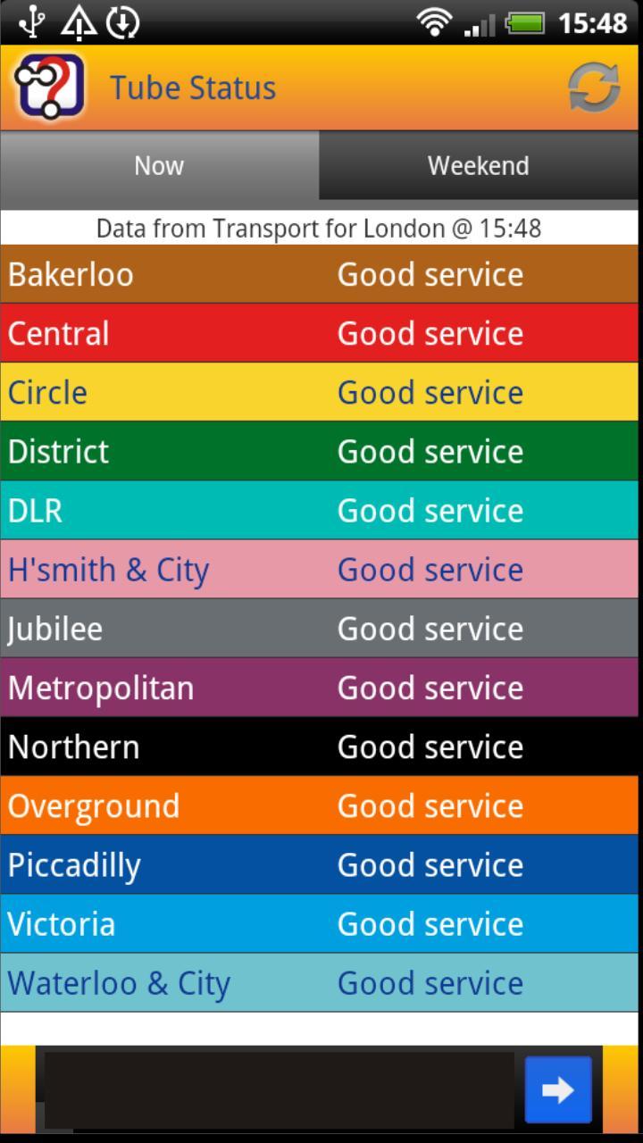London Tube Status