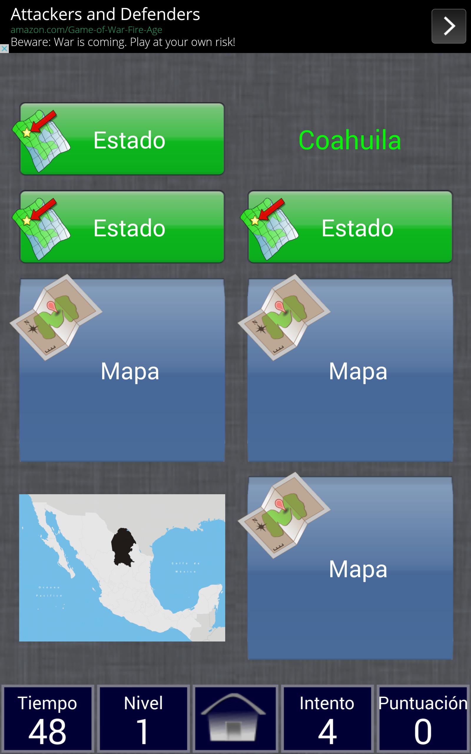 Mexico States Geo Memory FREE