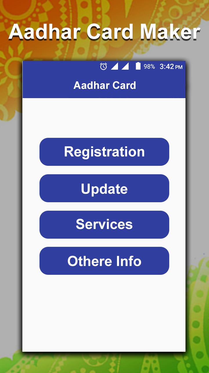 Fake Adhar Card Maker : Online Aadhar Card Update