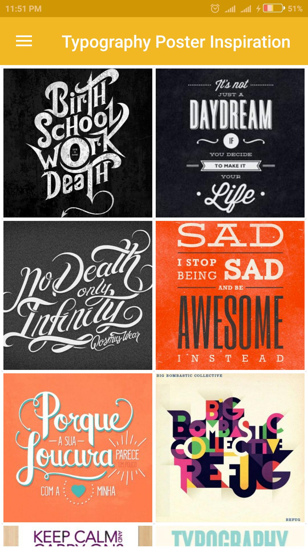 Typography Poster Inspiration