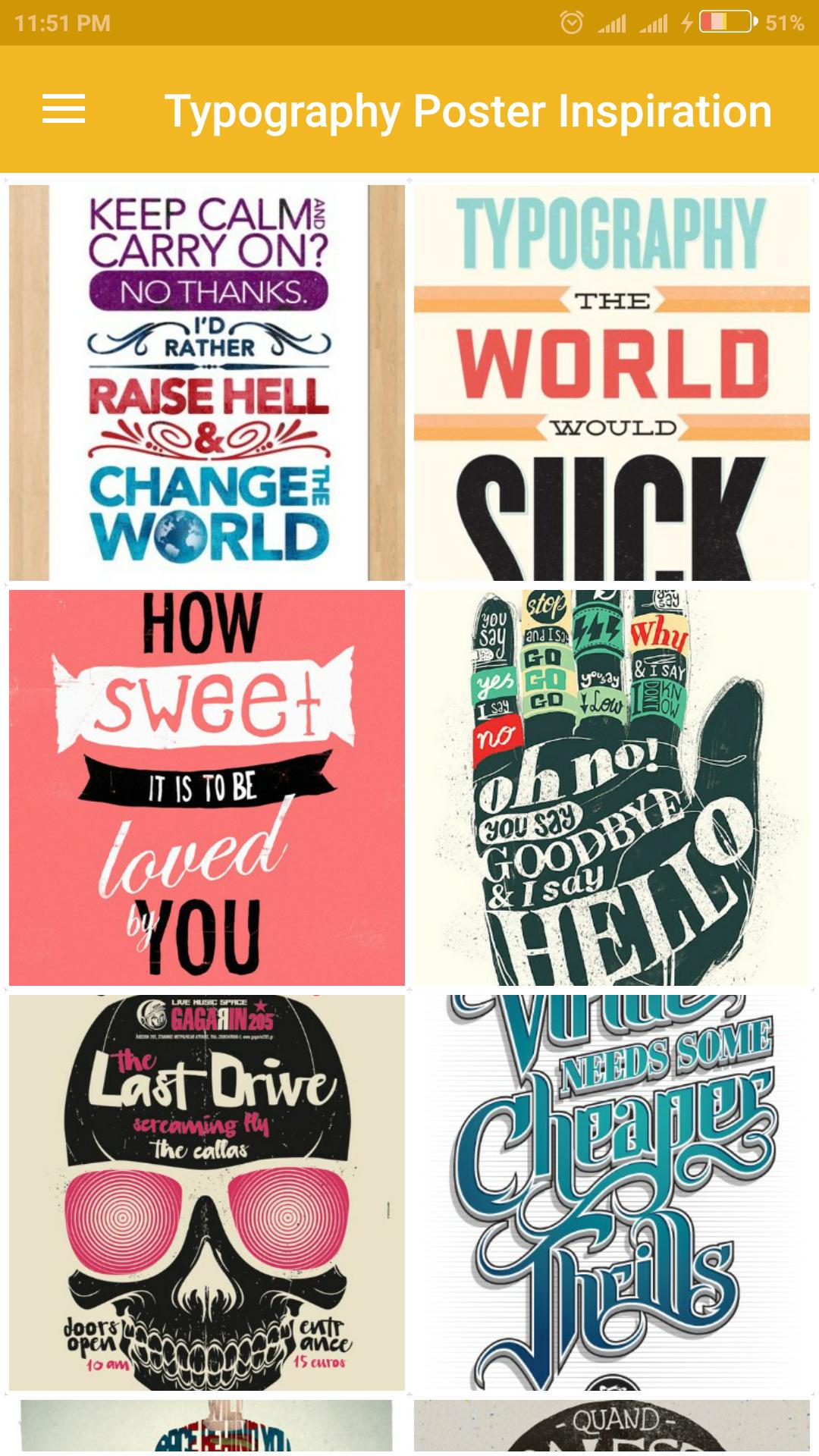 Typography Poster Inspiration