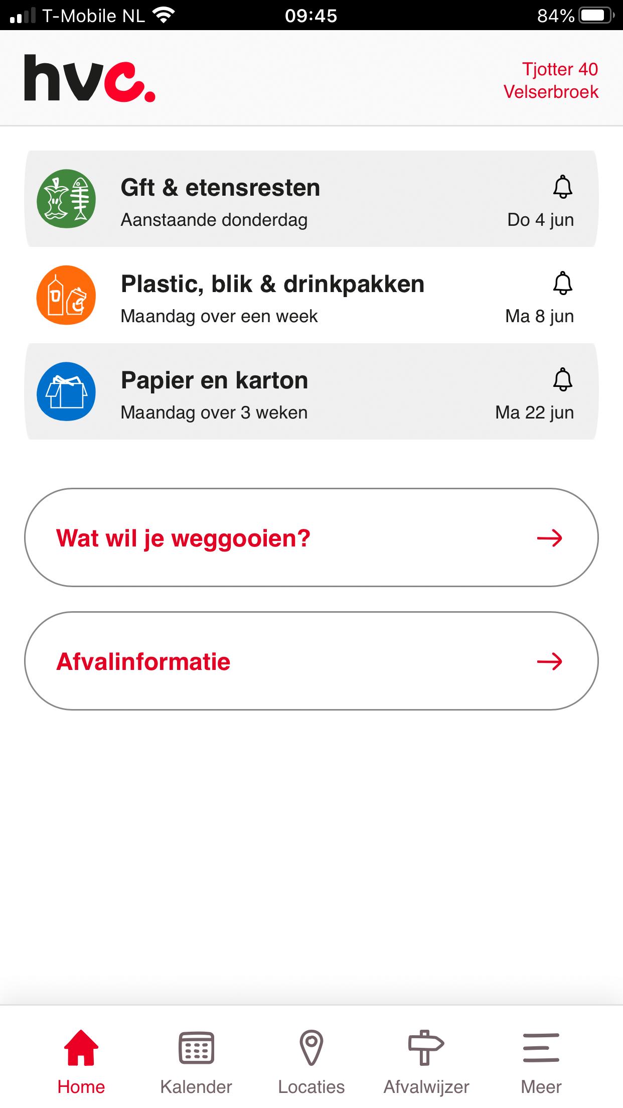 HVC Afvalkalender