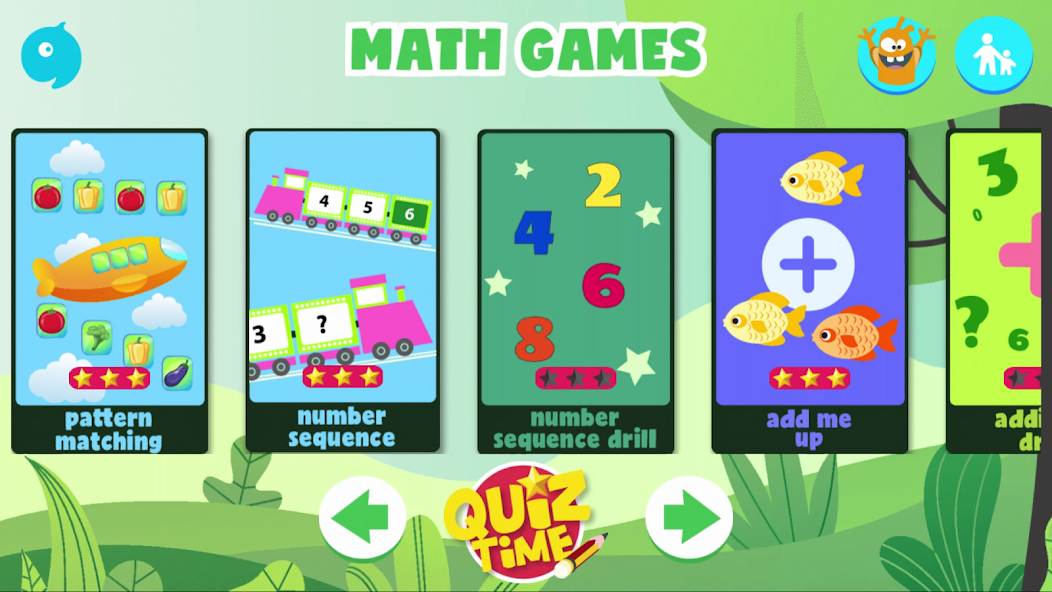 Kindergarten kids Math games