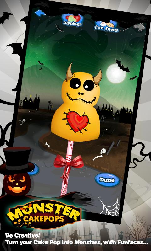 Monster Cake Pop Halloween