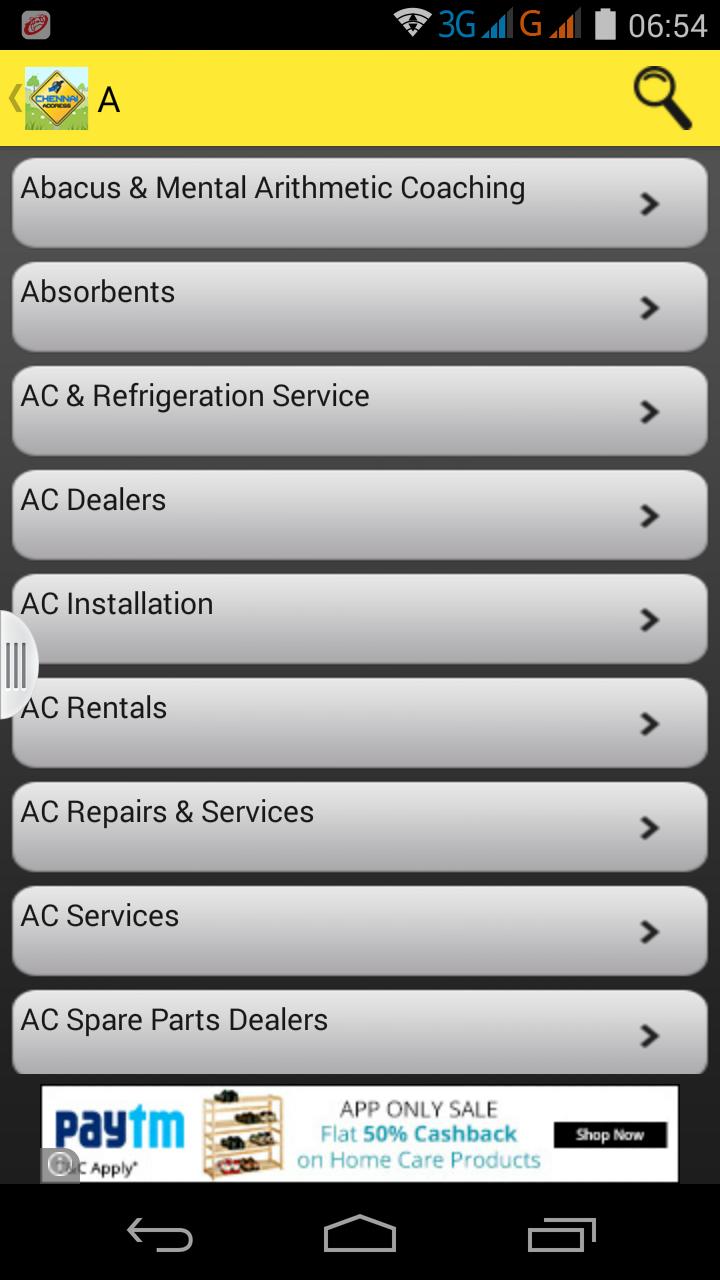 Chennai Address