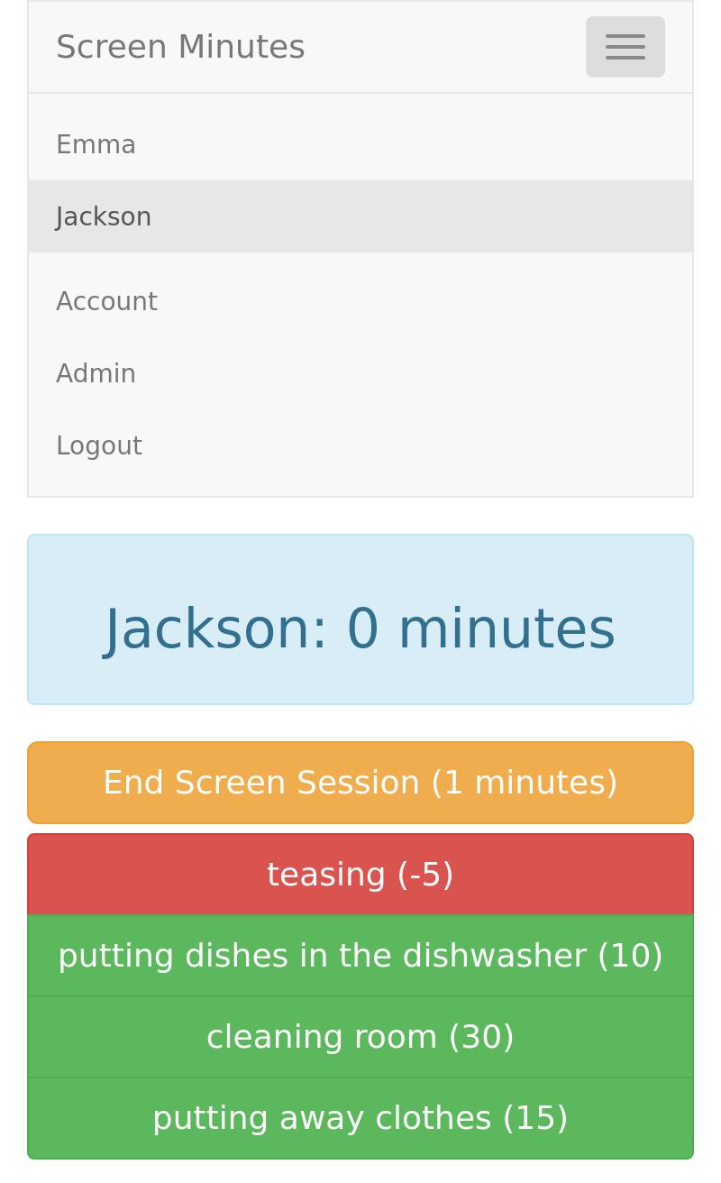 Screen Minutes