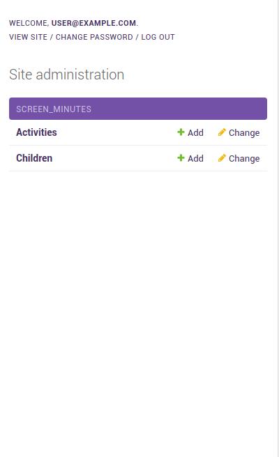 Screen Minutes