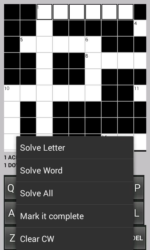 GRE Crossword
