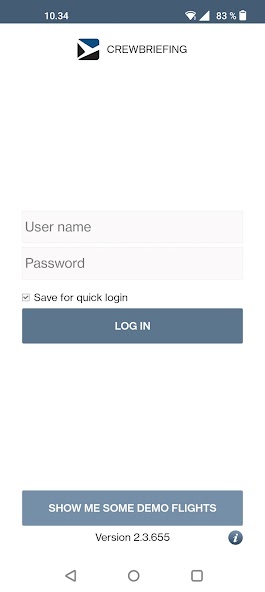 CrewBriefing App