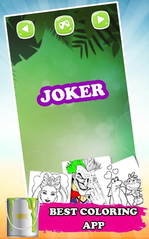 Coloring Joker