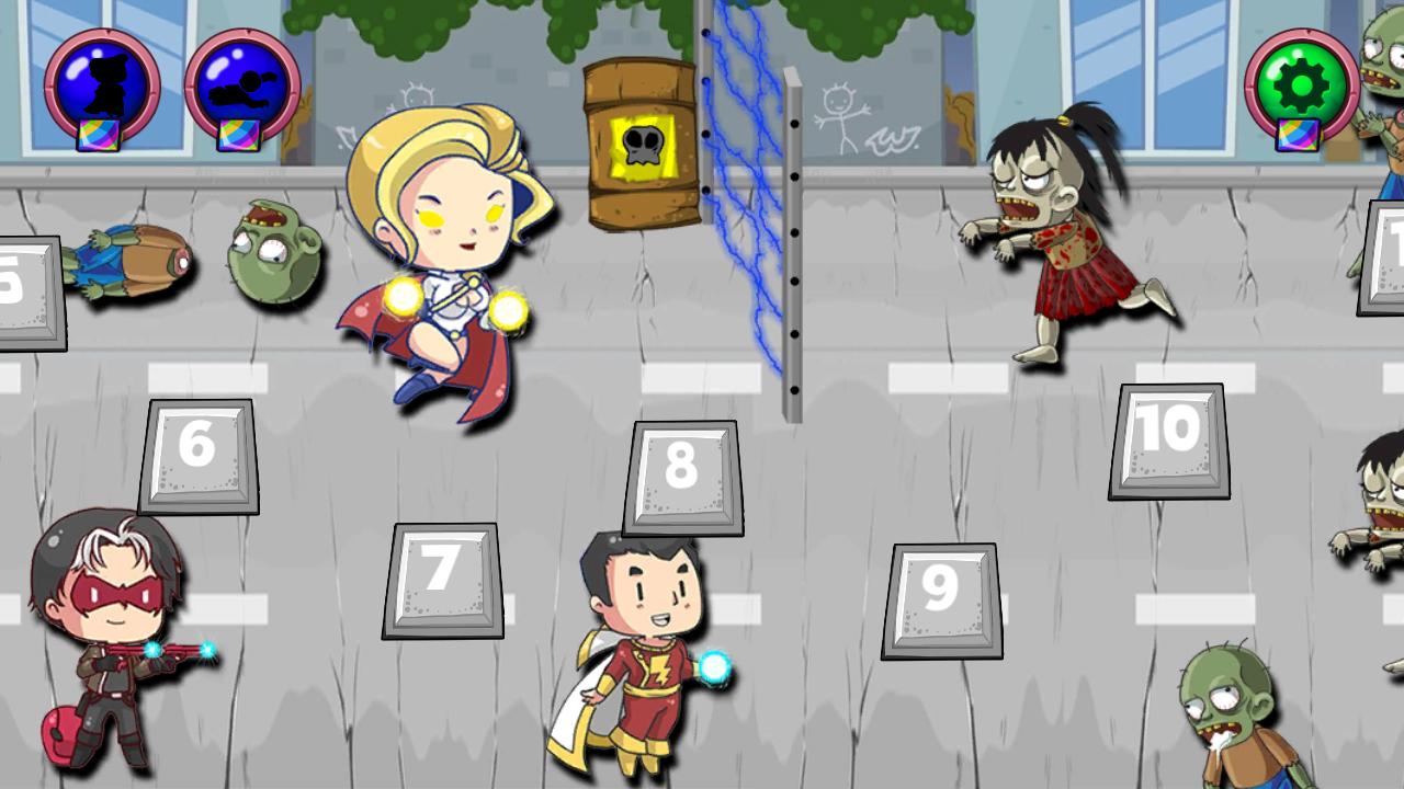 Super Heroes vs Zombies