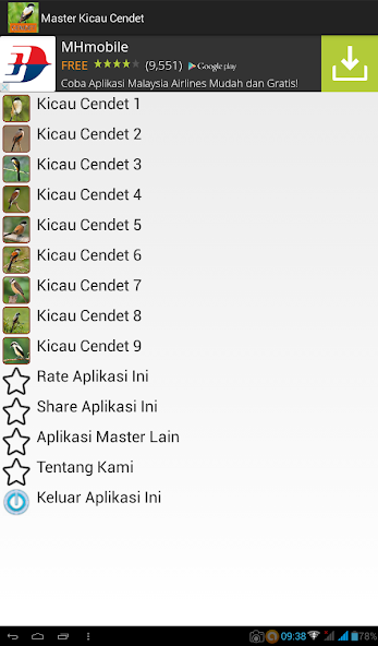 Master Kicau Cendet