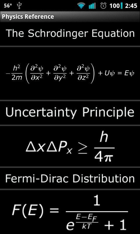 Physics Reference